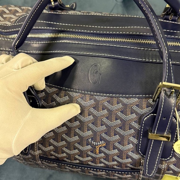 Goyard Navy  Duffel Bag - Picture 2 of 4